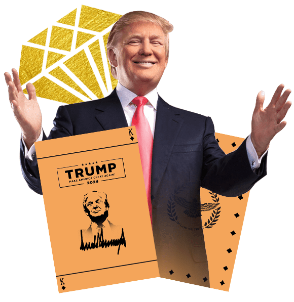 Trump rk wax stamp